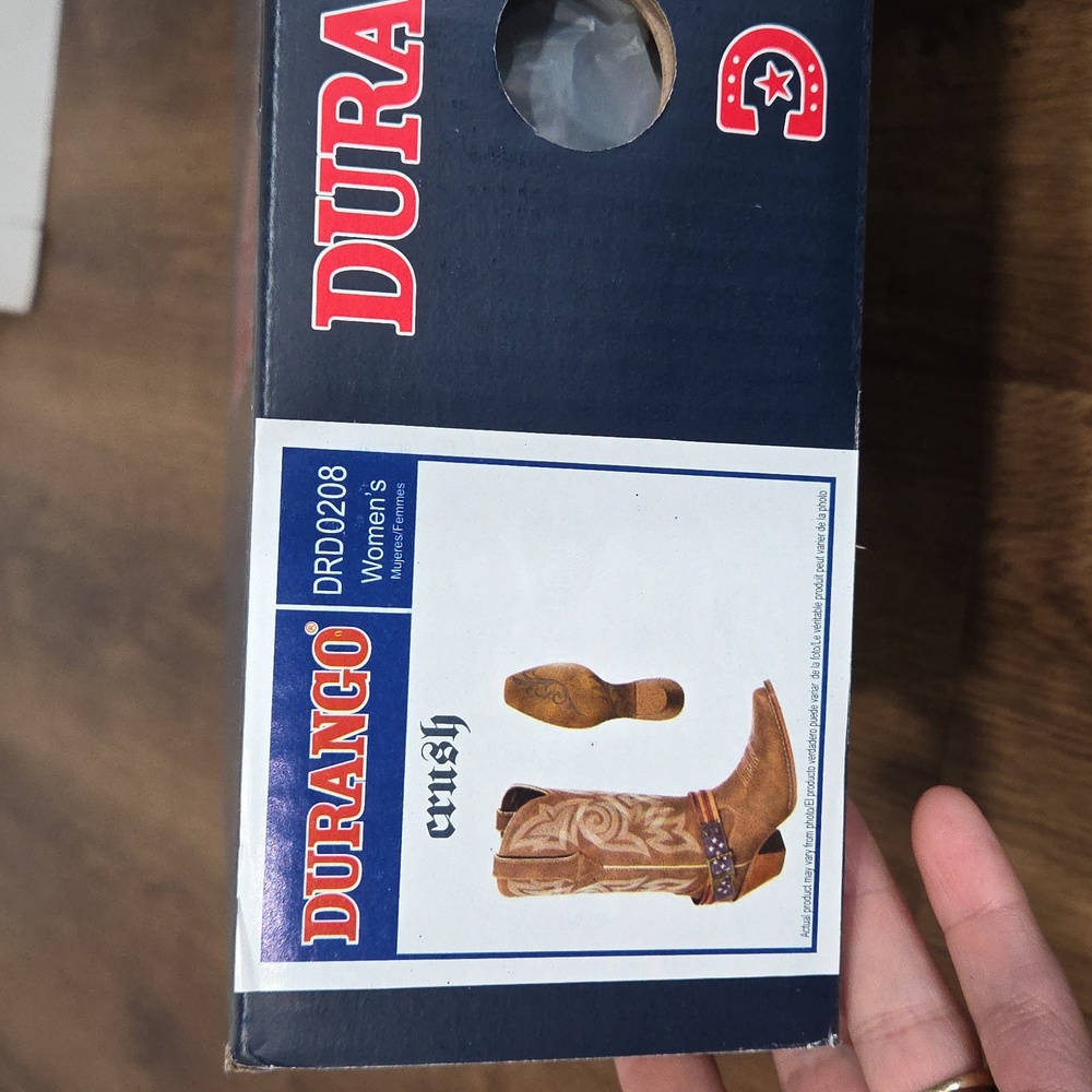 Durango Women's Tan Western Heeled Boots - Picture 2 of 12